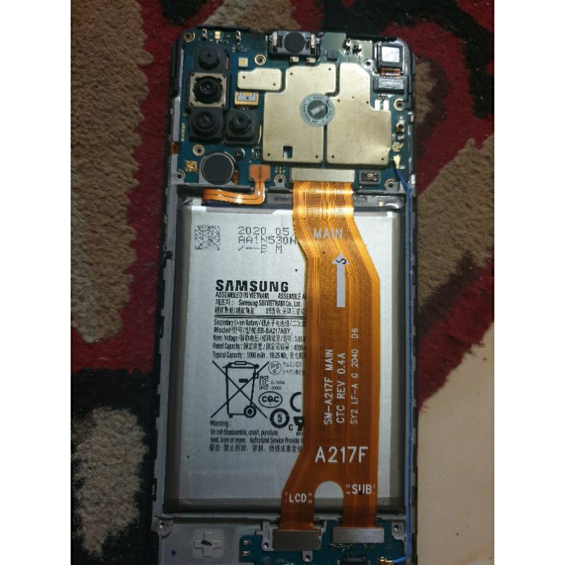 batre original copotan samsung a21s