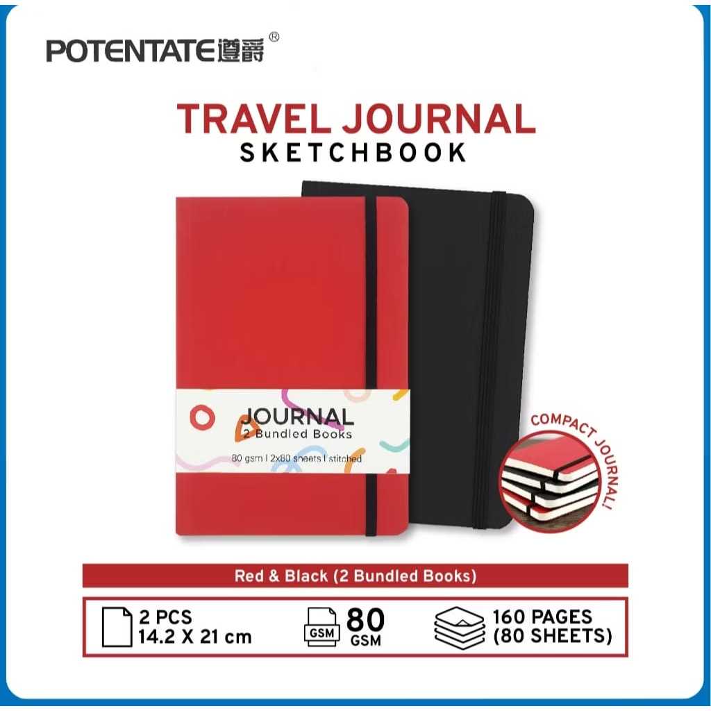 

Gramedia Tunjungan : Potentate Travel Journal sketch book