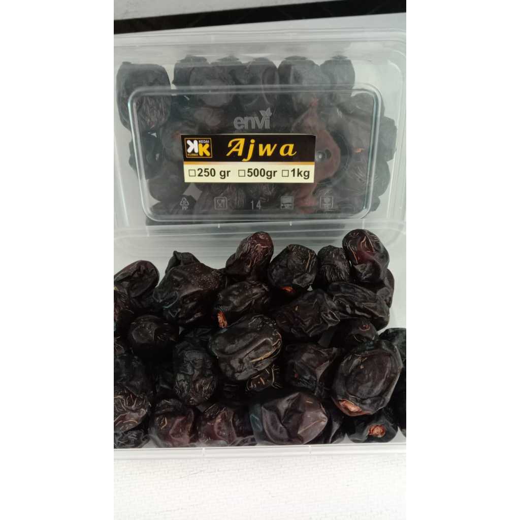 

Ajwa 1Kg Kurma Nabi kurma Madinah kurma ajwa kurma nabi kurma hitam kurma berserat kurma anti racun