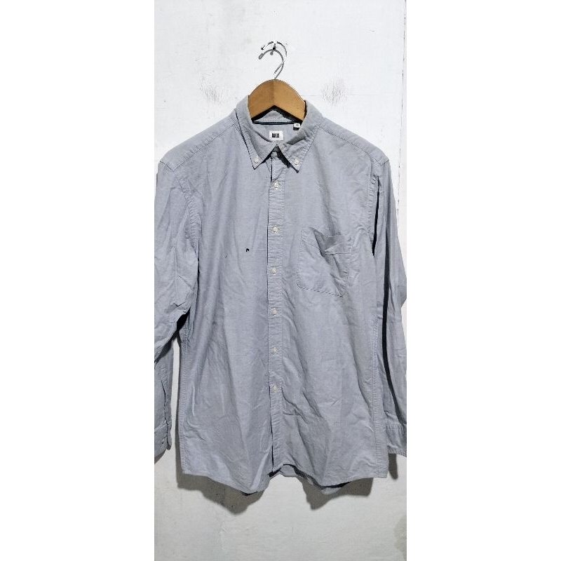 Atasan Baju Kemeja Pria Uniqlo Jumbo