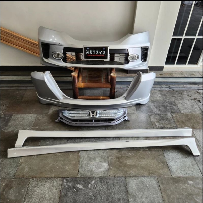 Bumper Set Side Skirt Honda FREED Hybrid Original