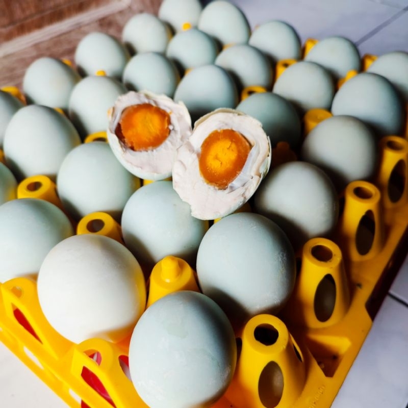 

Telur Asin / Telur Asin Masir FREE Doble Packing bublewrap dan Kardus / telur asin / telur asin isi 10 butir