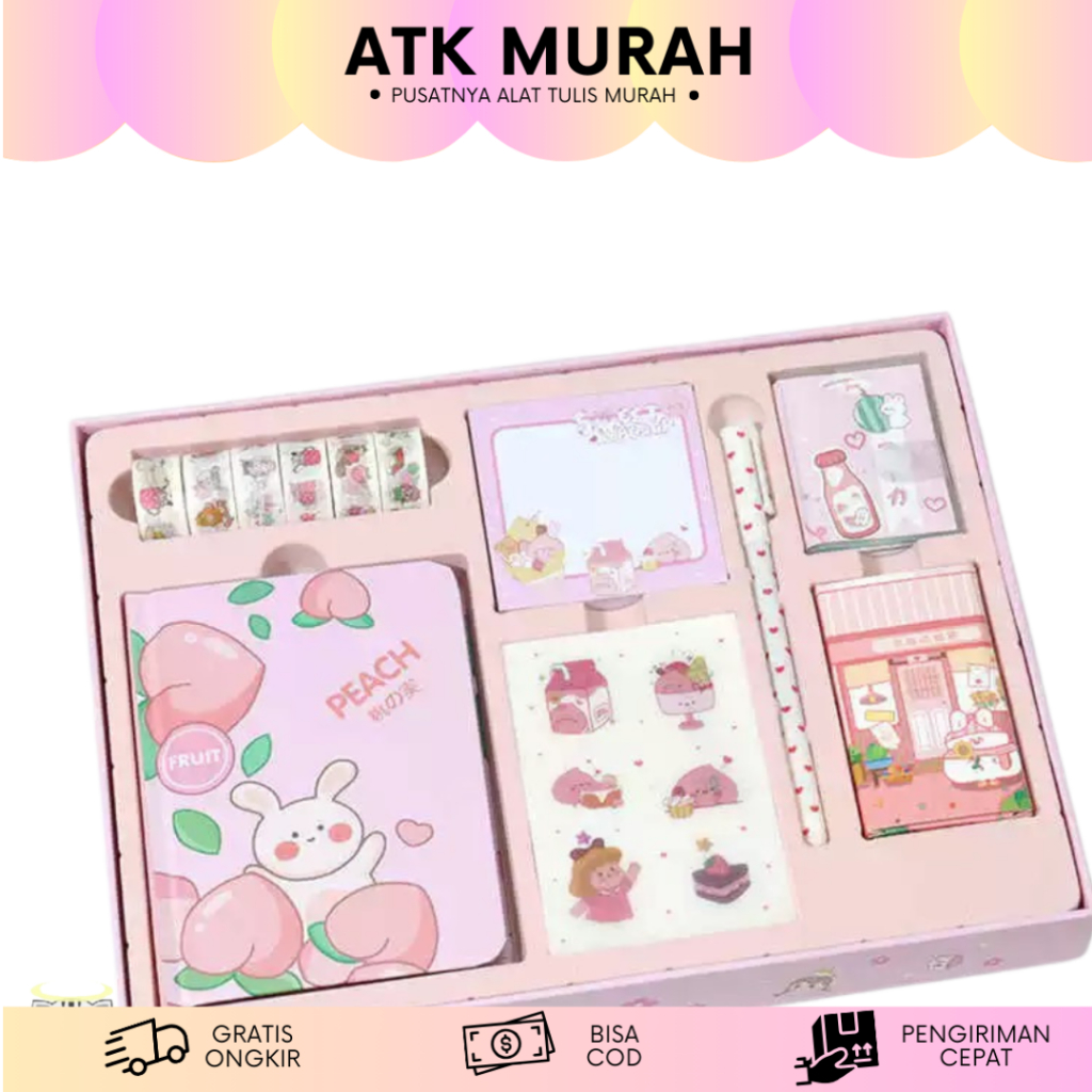 

PAKET JURNAL 7 IN 1 FRUITS GRILS DAY GAMBAR BUAH SOUVENIR LENGKAP