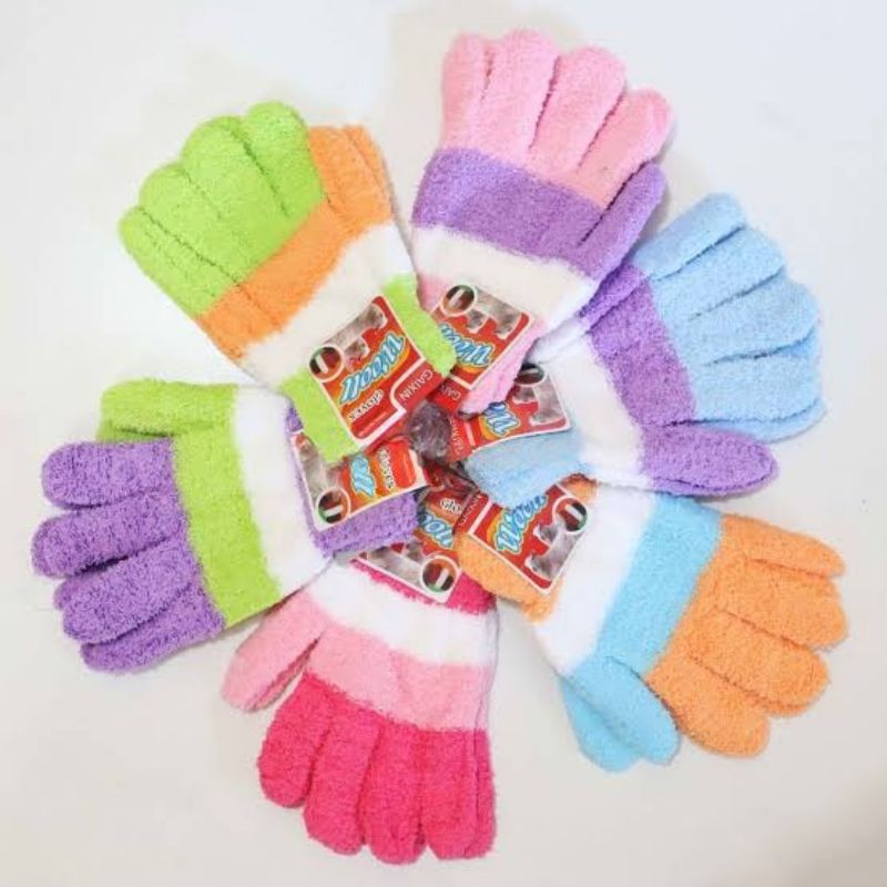 Sarung Tangan Motor Wanita Sarung Tangan Rajut Wooll