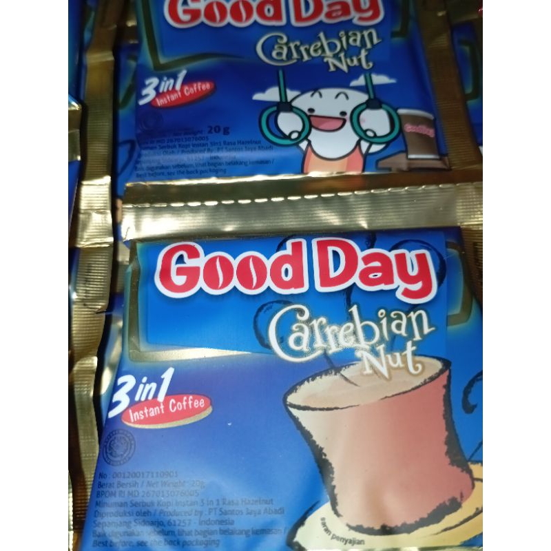 

good day carrebian nut 1 renceng isi 10 pcs