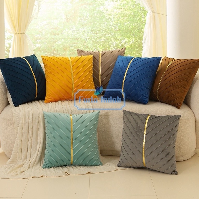 Model Baru sarung bantal mewah modern sarung bantal kursi mewah modern 45x45cm TYPE SB2