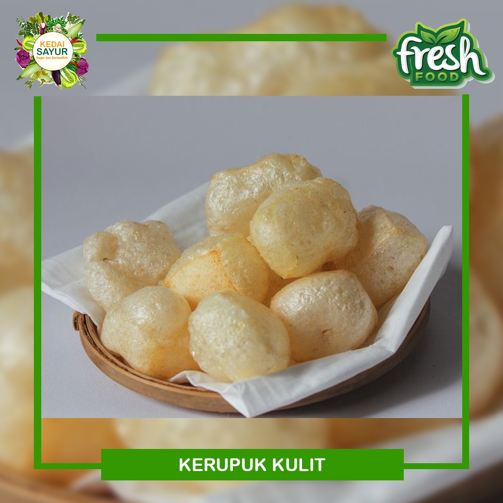 

Kerupuk Kulit Gurih Enak/Krupuk Krecek - Gerai Sayur Segar Depok