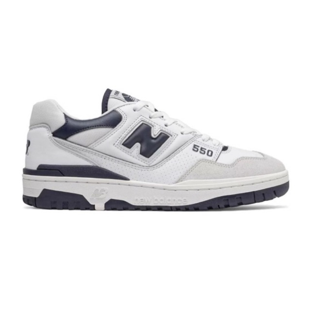 Sepatu NB Sneakers New Balance 550 White Navy 100% Original BNIB Sneakers Casual Pria Wanita Sepatu 