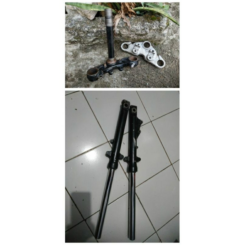 AS Bottom Shock Shok Depan Bajaj pulsar DTSI P200 AS33MM TAG Vixion NVA NVL R15 ninja kyb zeto moge