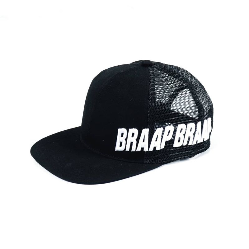 SNAPBACK BRAAP SIDE TOPI JARING PRIA TOPI JARING KEREN TOPI