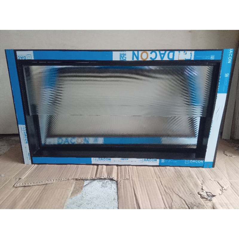 jendela kaca zigzag aluminium