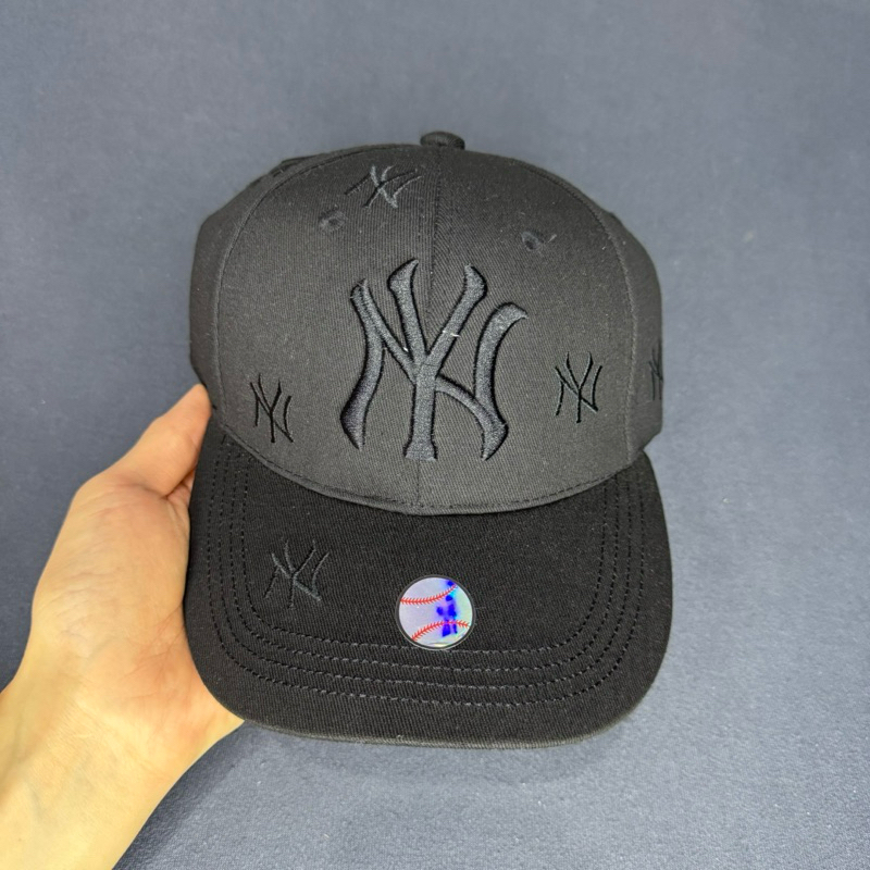 Topi Baseball Cap Ny Ny Black Hitam