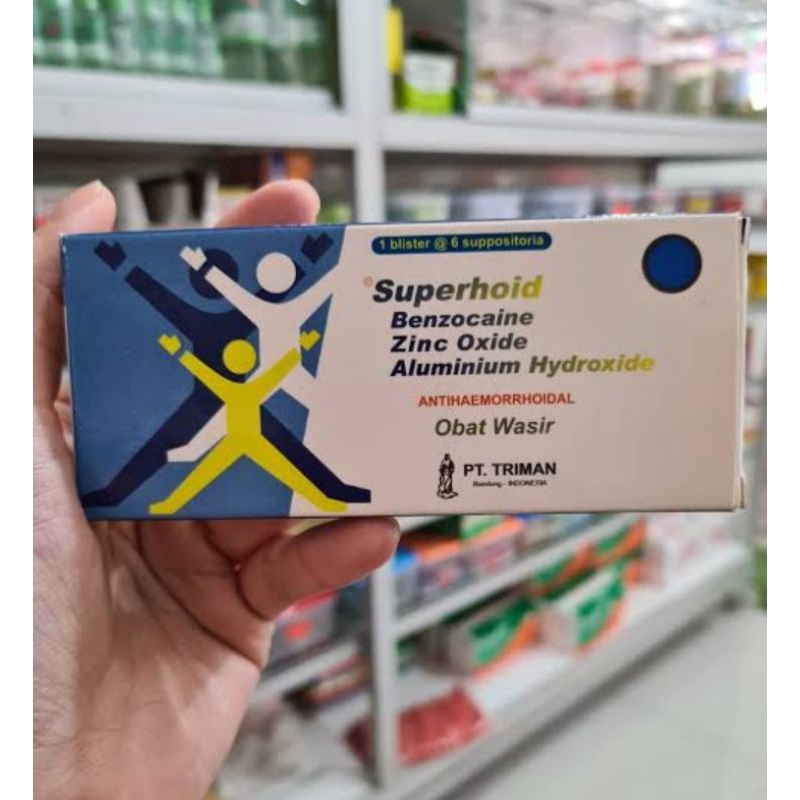 SUPERHOID BOX 6SUPP OBAT WASIR