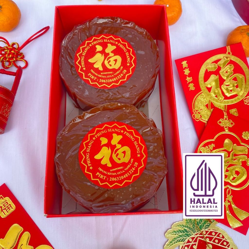 

Kue Keranjang Special Dodol Imlek PHING SIANG isi 2 ada ID HALAL