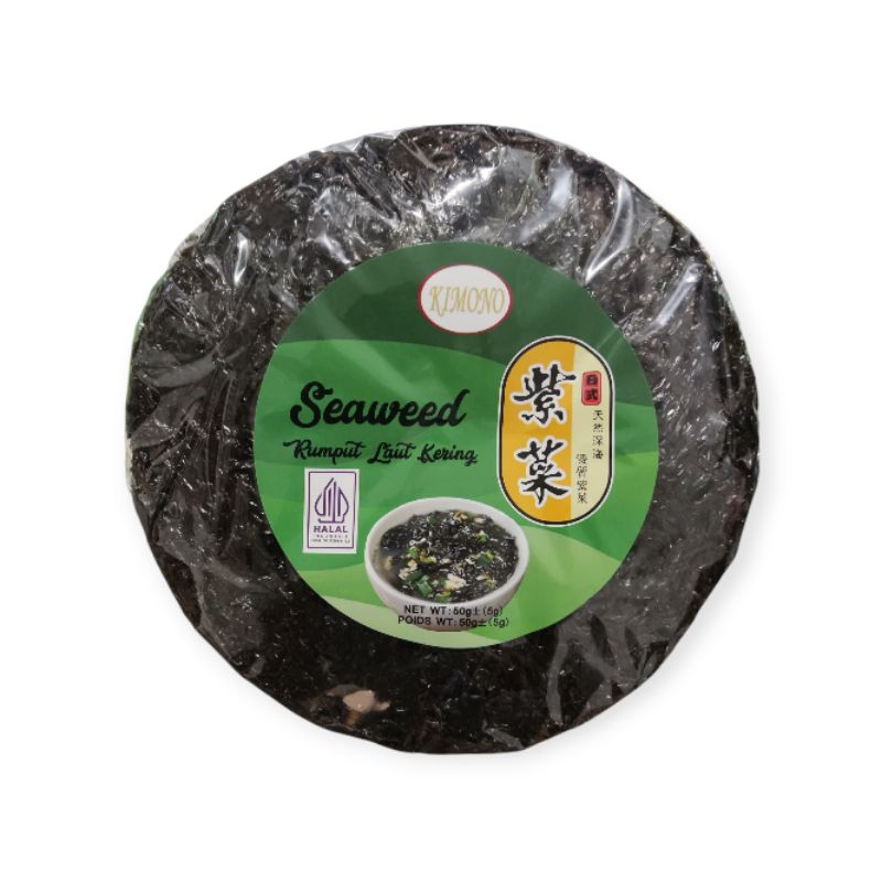 

Kimono Seaweed Rumput Laut Kering 50g / Sup Rumput Laut / Cichai