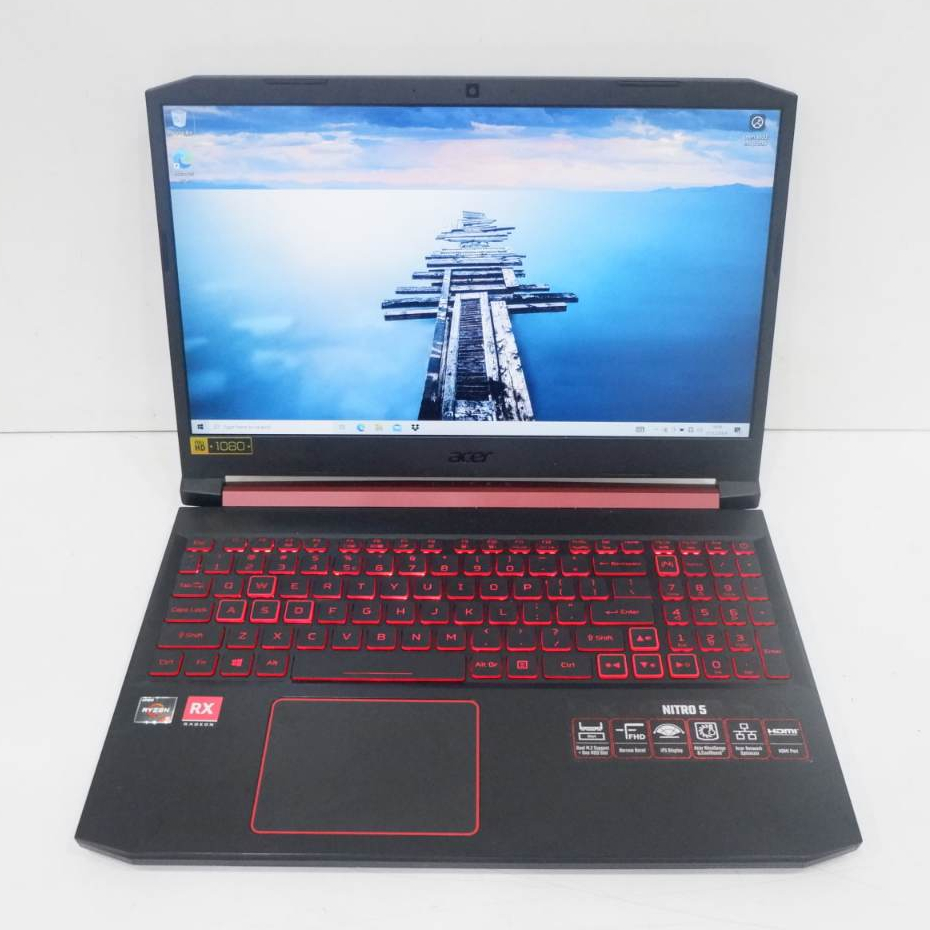 Laptop ACER NITRO AN515-43 AMD RYZEN 5 3550H RAM 8GB HDD 1TB Normal Siap Pakai - Laptop Murah - Lapt