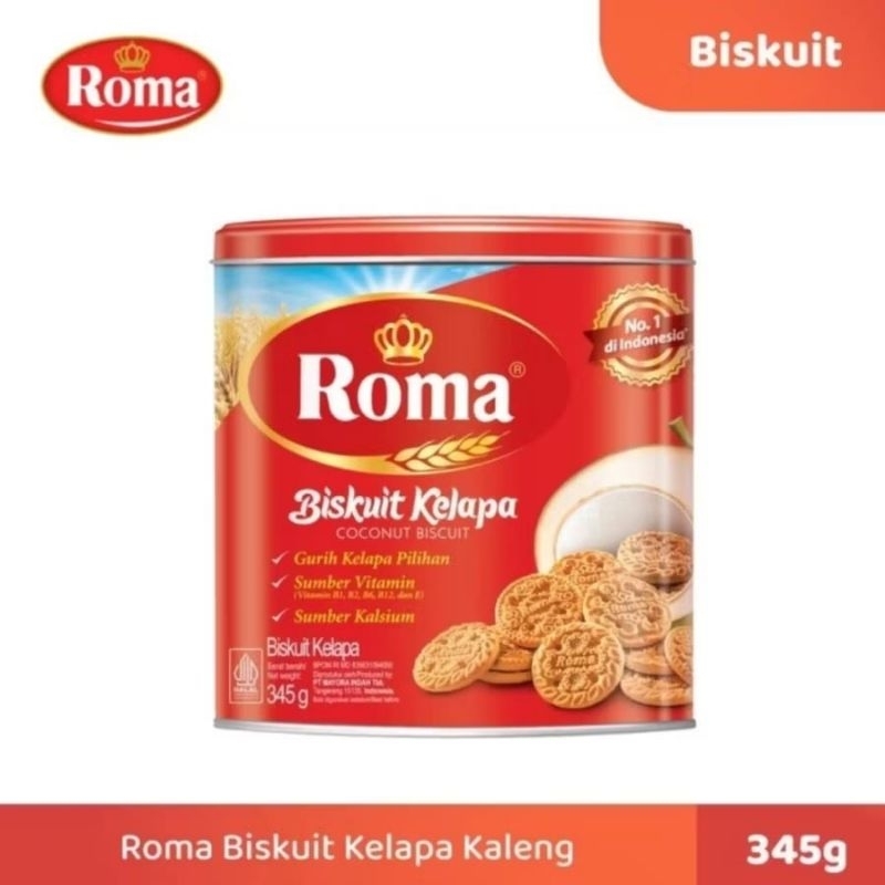 

ROMA BISKUIT KELAPA KALENG 345gr