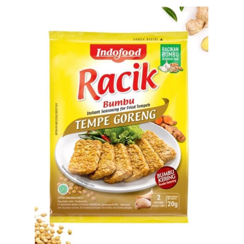 

Bumbu Racik Kering Indofood 20g-26g Ayam Goreng, Tempe, Nasi Goreng