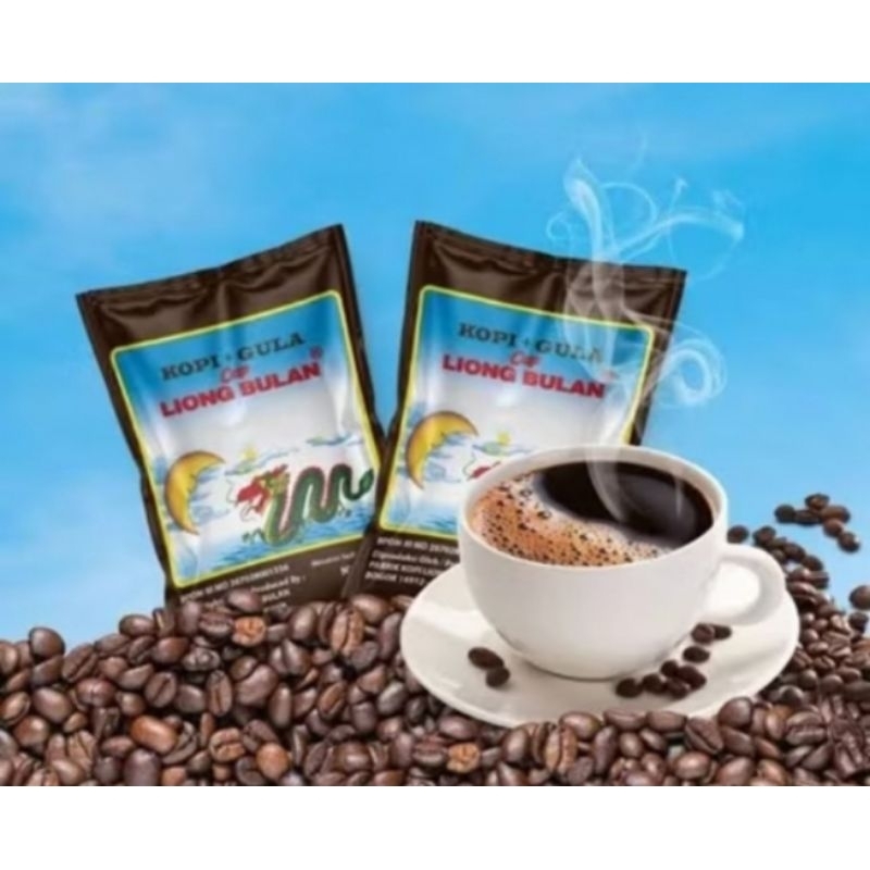 

Kopi Cap Liong Bulan (Kopi + Gula) 1 Sachet @28gr Khas Bogor