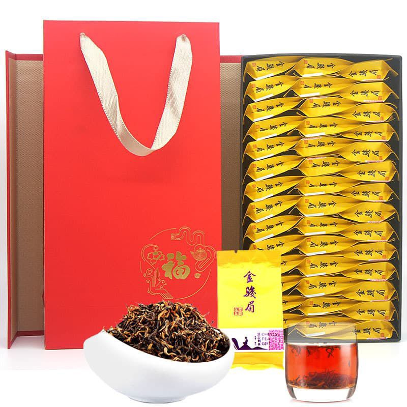 

Jin Jun Mei Da Hong Pao Premium Black Chinese Tea Gift Box Fu