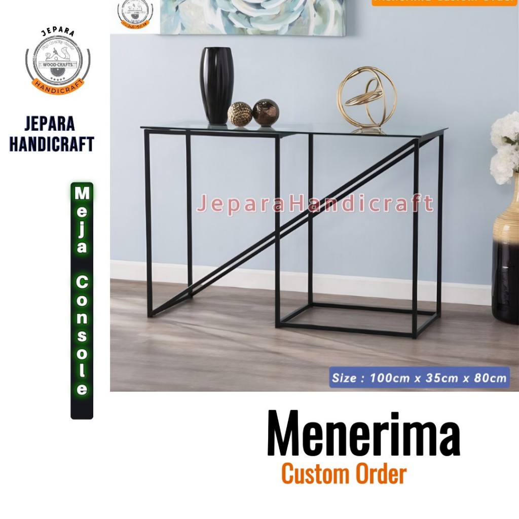 Meja Console Besi | Meja Tembok | Meja Tembok Minimalis | Meja Besi Minimalis | Meja Minimalis
