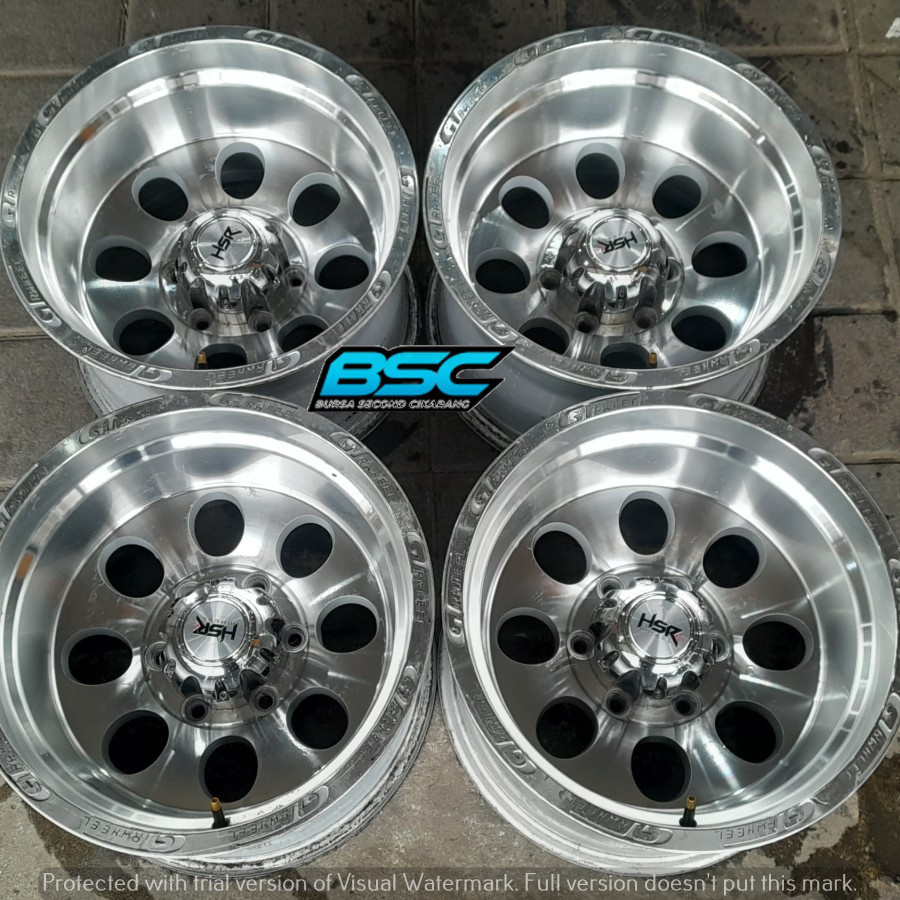 Velg Racing Offroad Second R16 HSR Duffy Model Mickey Thompson Lebar 10 Pcd 6x139 Ring 16 Hardtop Fo