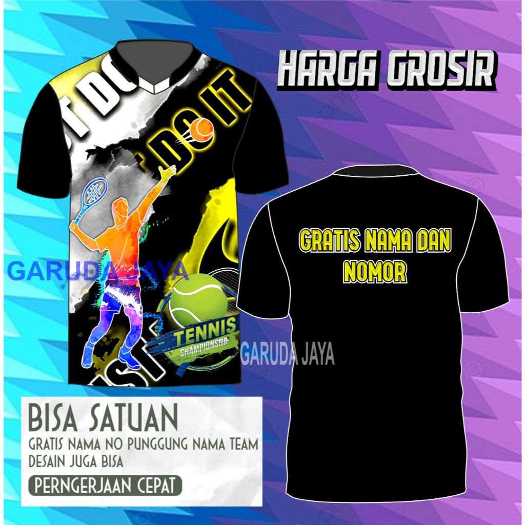 baju jersey tenis lapangan kaos jersey tenis terbaru harga grosir