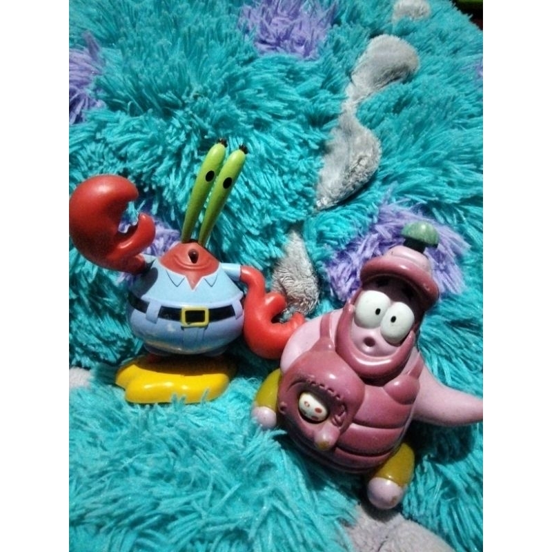 Action figure spongebob mainan hadiah MCD
