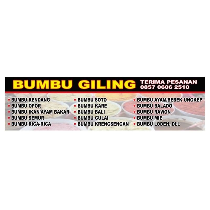 

Aneka Bumbu Giling Racikan