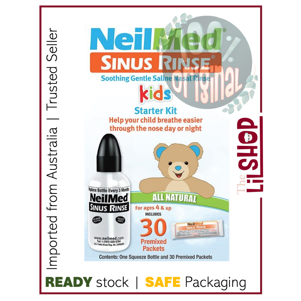 NeilMed Sinus Rinse Kids Starter Kit 30 Sachets | Terapi Sinus untuk anak