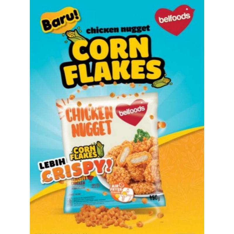 

belfoods chicken nugget corn flakes 450gr