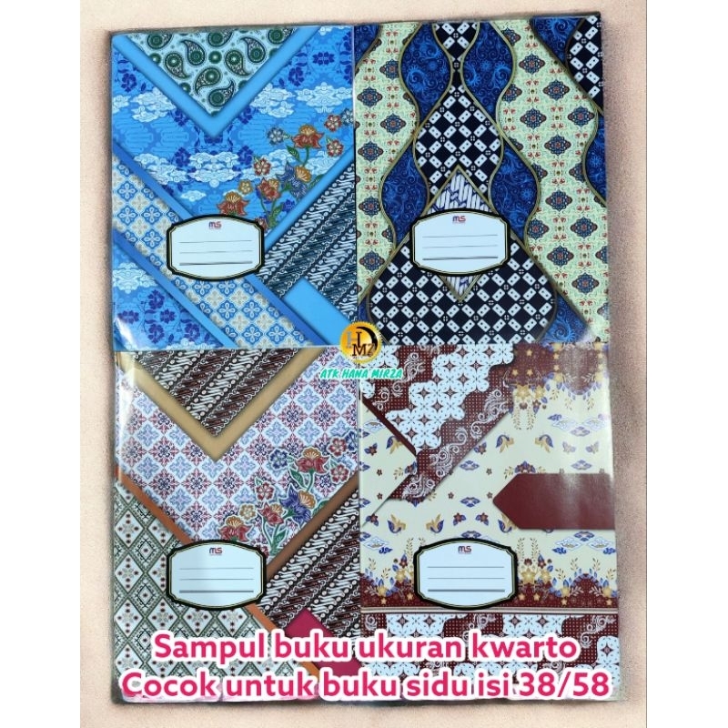 

Sampul buku ukuran kwarto ecer 10 lembar