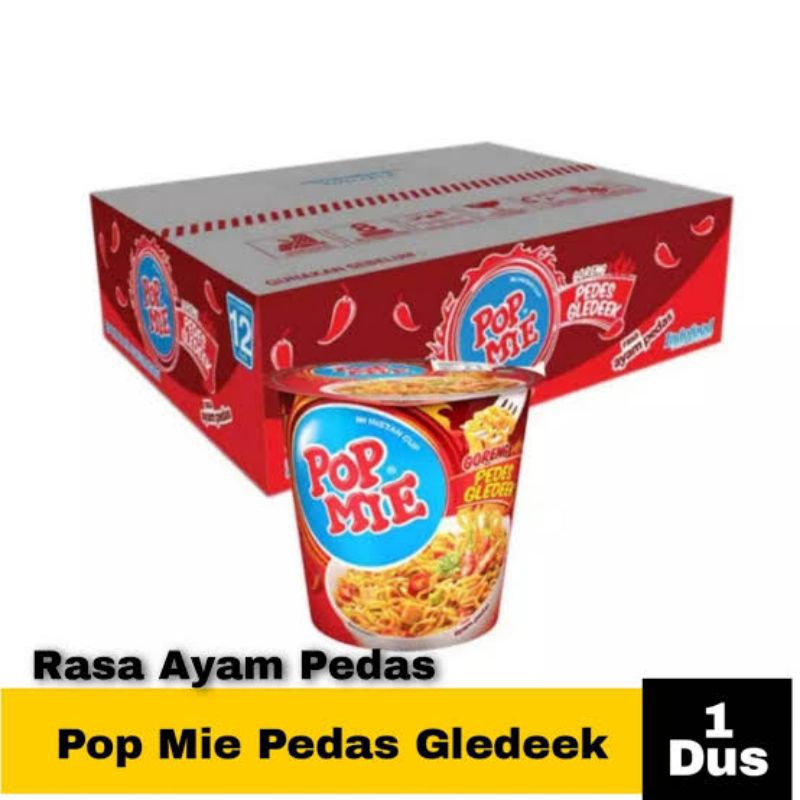 

POPMIE PEDAS GLEDEK 1 DUS ISI 12 pcs / 75gr