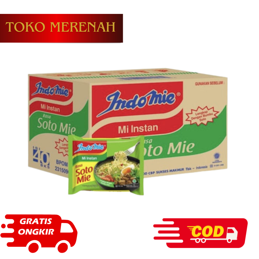 

INDOMIE KUAH RASA SOTO 1 DUS (40PCS)