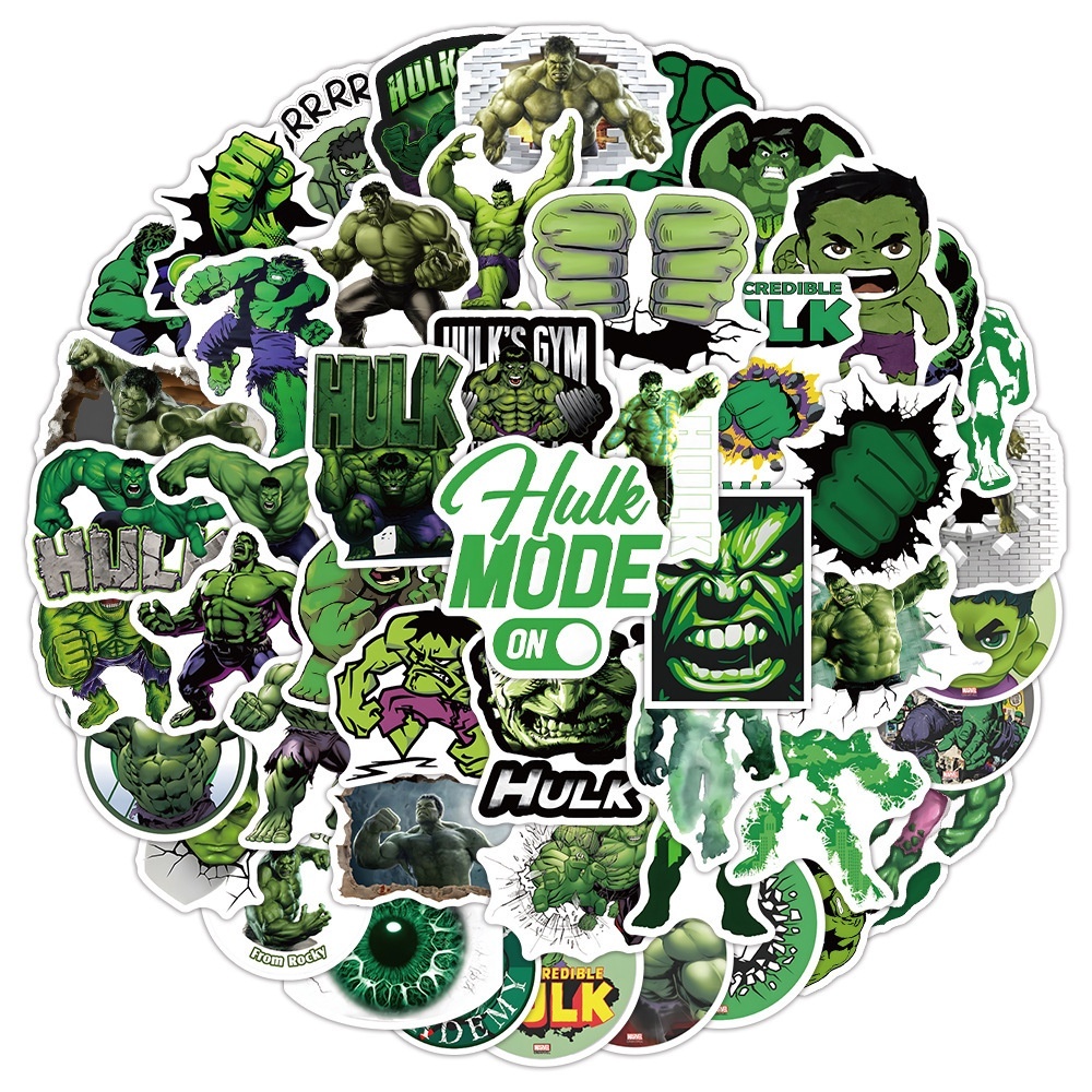 

Stiker Kartun Hulk Lord Paper Sticker WaterProof isi 15 pcs