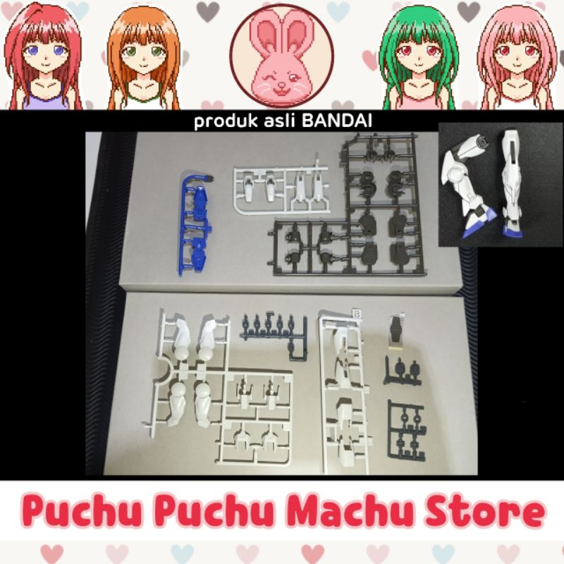 Part Legs (Kaki) dari HG HGGBM 1/144 GUNDAM 00 DIVER ARC (asli BANDAI) Gundam Build Metaverse Gunpla