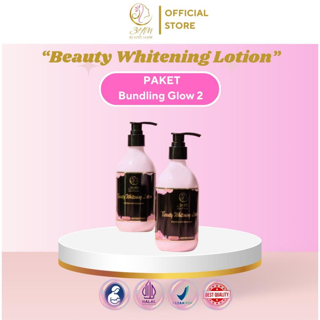 3HM Beauty Glow Beauty Whitening Lotion | Paket Bundling 2 Dapat 2 Body Lotion