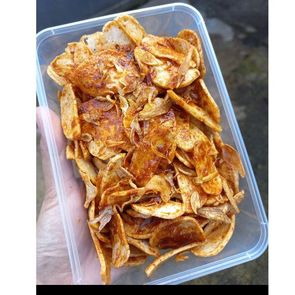 

basreng pedes manis bawang goreng