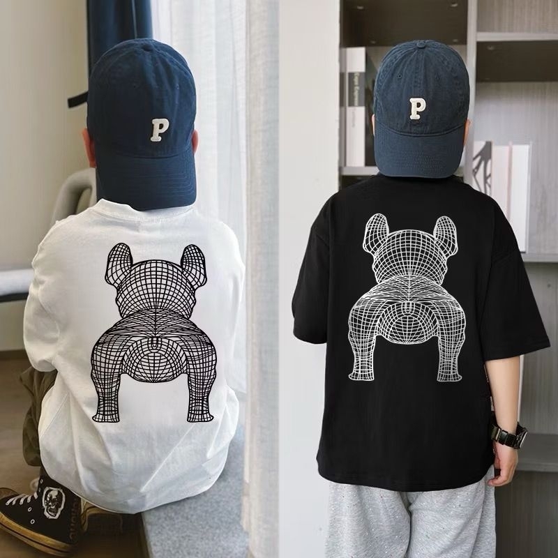 baju kaos anak distro laki-laki perempuan 1-11th LIFEWORK bahan adem