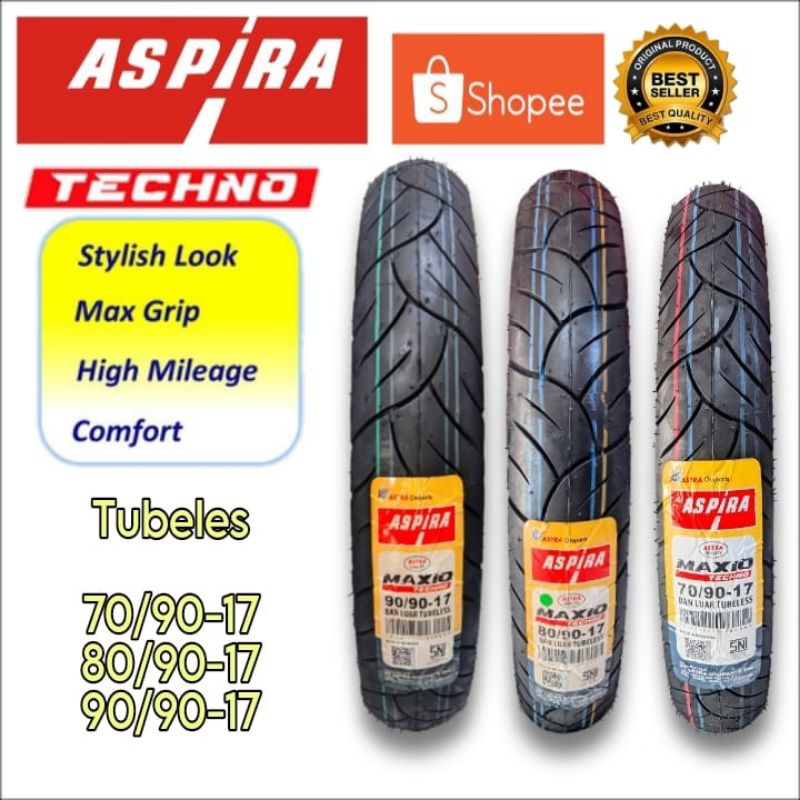 Ban Aspira tubles 70/90 80/90 90/90 ring 17 supra revo blade jupiter MX vixion