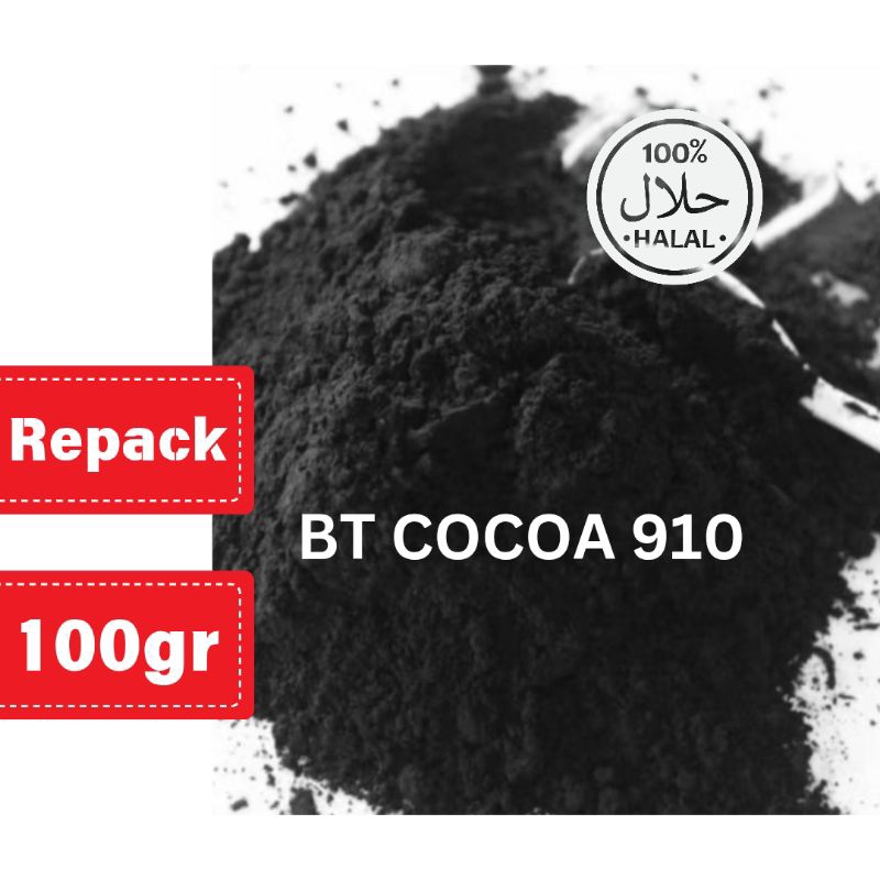 

BT 910 Coklat Bubuk Hitam 100gr Black African Cacao Oreo Repack