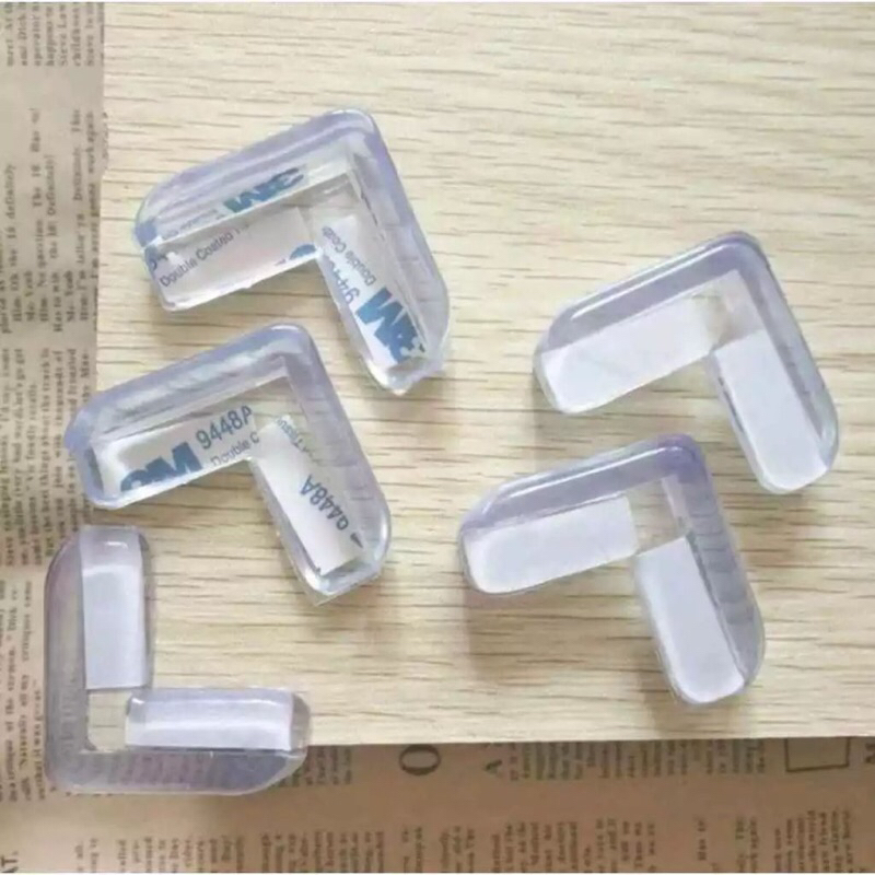 Pelindung Siku Meja / Pengaman Sudut Meja / Karet Pelindung Siku Meja Silicone
