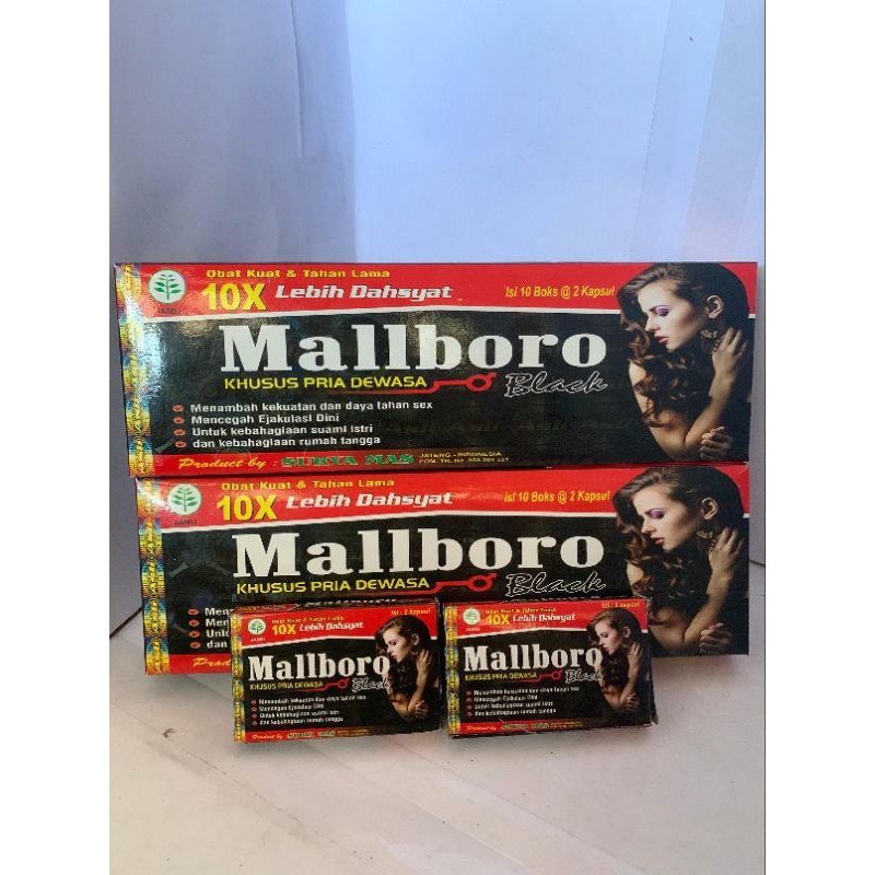 

MALLBORO BLACK ORIGINAL 100%