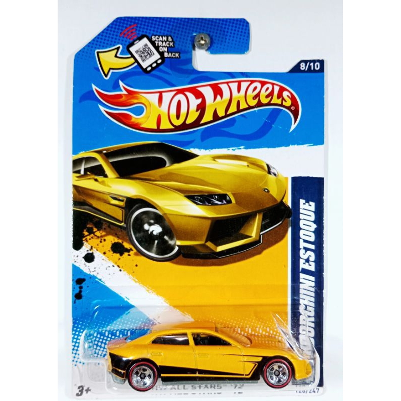 LAMBORGHINI RLC - Hot Wheels Lamborghini Estoque Kuning (Roda RLC)
