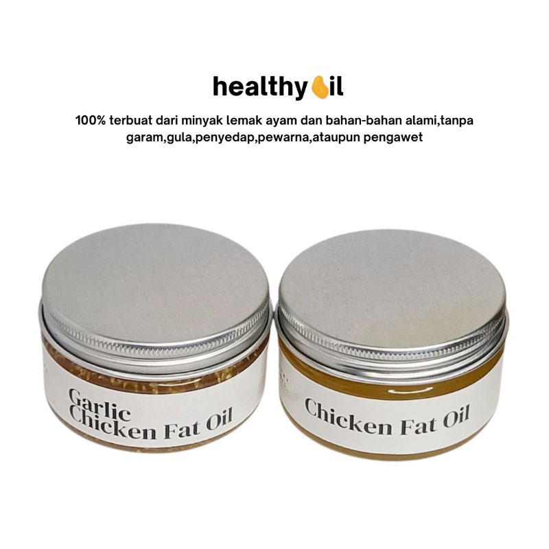 

[100ML+100ML] Minyak Lemak Ayam + Minyak Lemak Ayam Bawang putih - Healthy Oil