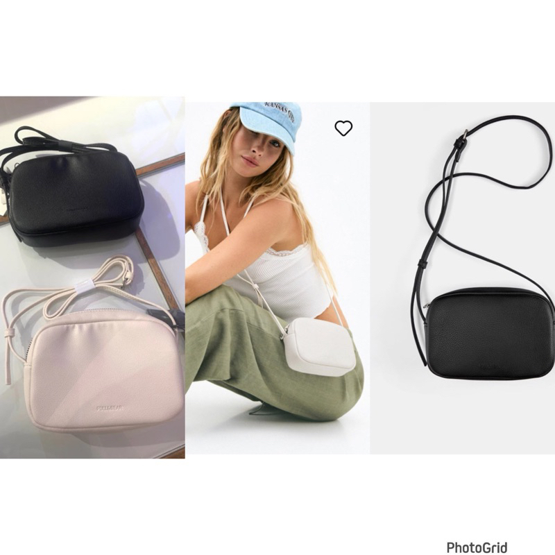 hp pouch tas denim croco slingbag pull&bear new original store free paperbag |jastip_titipoutfit