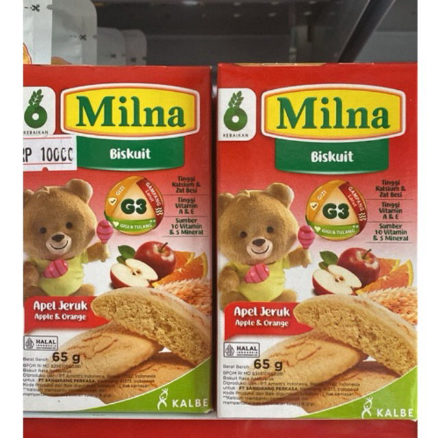 

Milna Biskuit bayi 65g