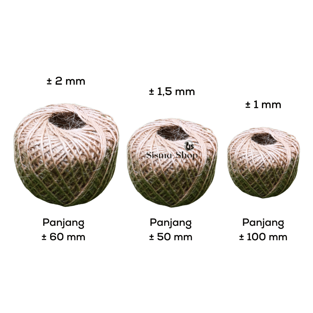 Tali Goni / Jute Rope - Tali Karung Warna Coklat