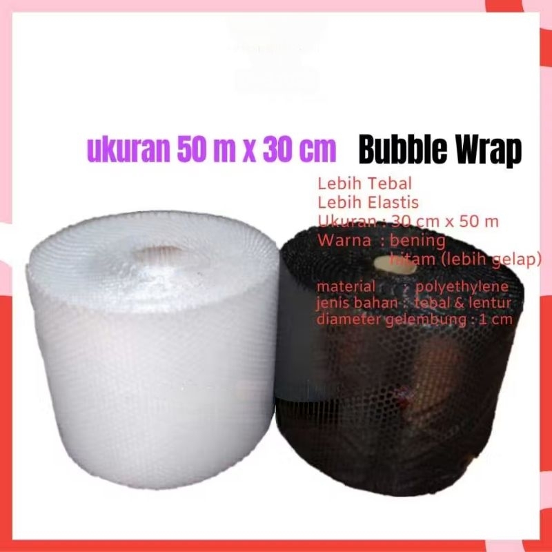 

plastik buble wrap 30x50 super tebal