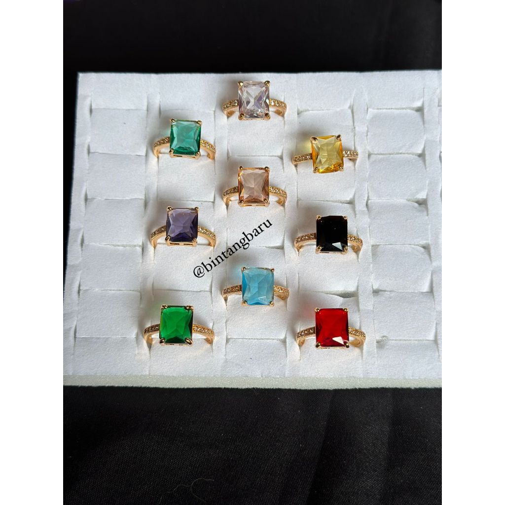 CINCIN WANITA MODEL BATU MATA TERLARIS